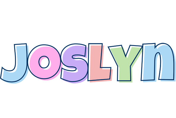 Joslyn pastel logo
