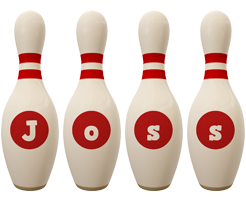 Joss bowling-pin logo