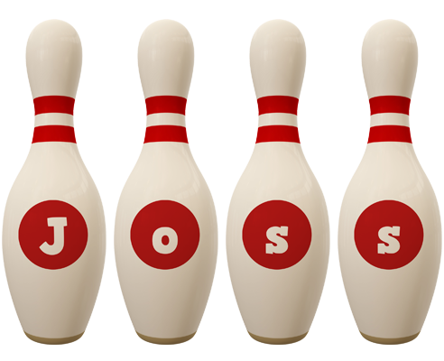 Joss bowling-pin logo