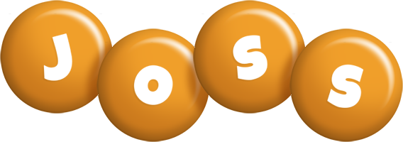 Joss candy-orange logo