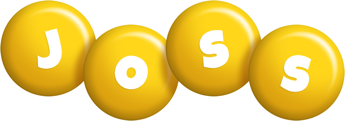 Joss candy-yellow logo