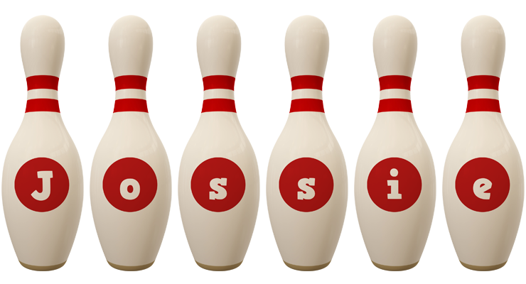 Jossie bowling-pin logo