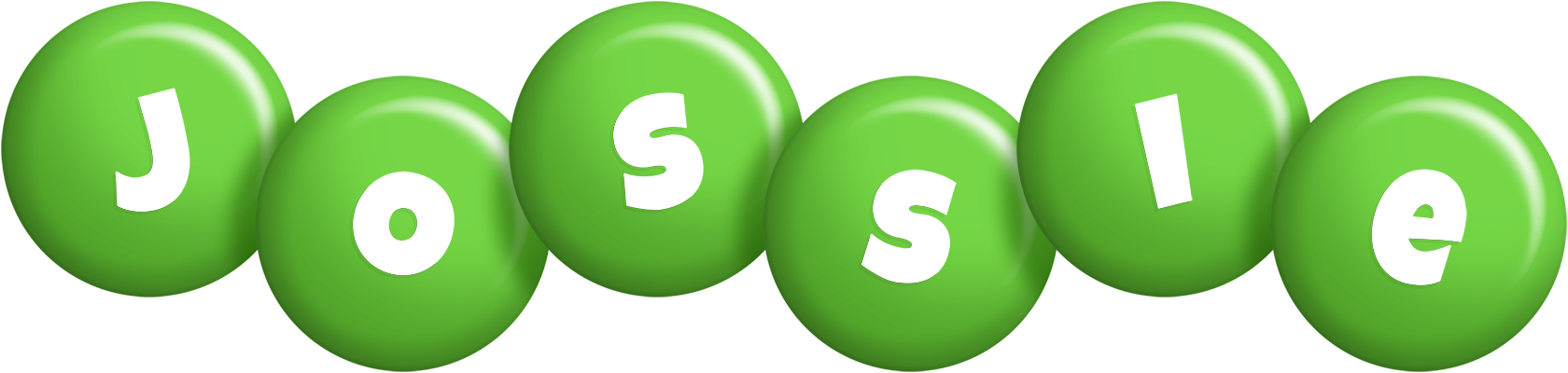 Jossie candy-green logo