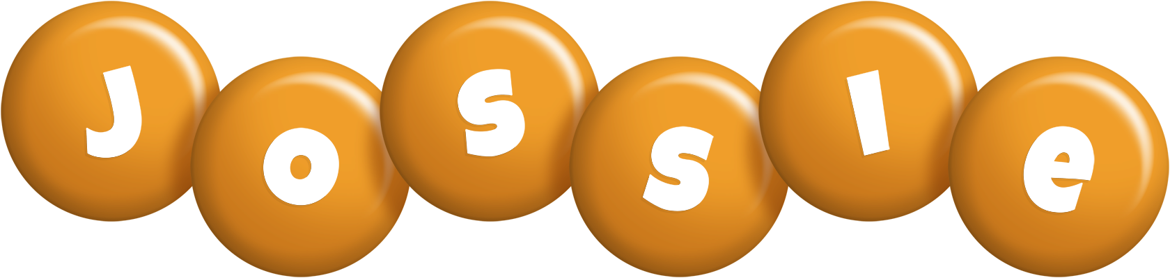 Jossie candy-orange logo