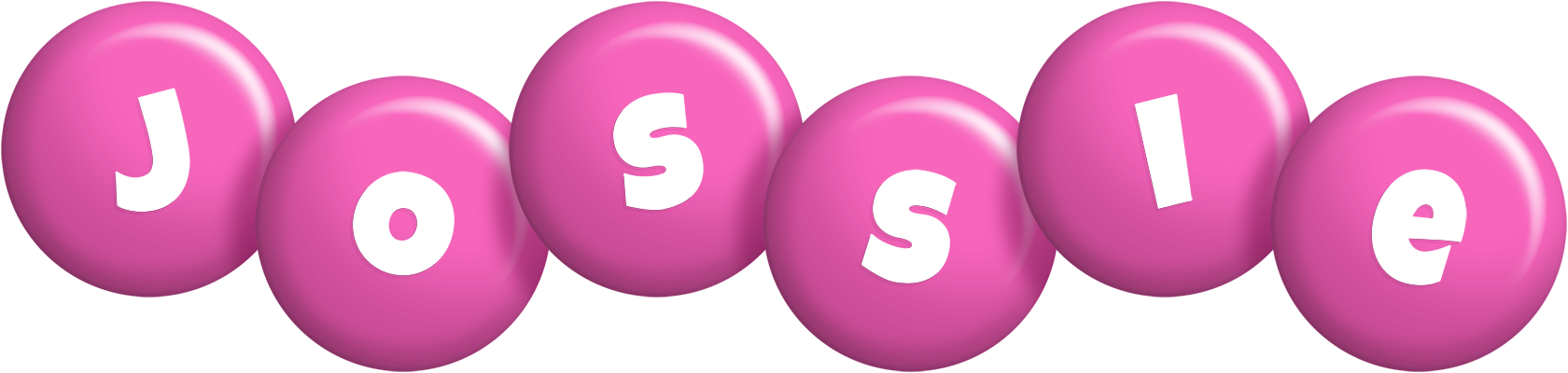 Jossie candy-pink logo