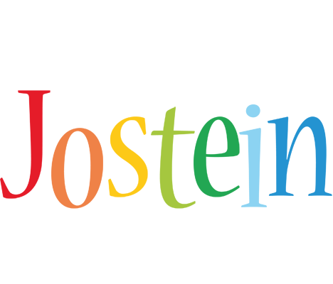 Jostein birthday logo