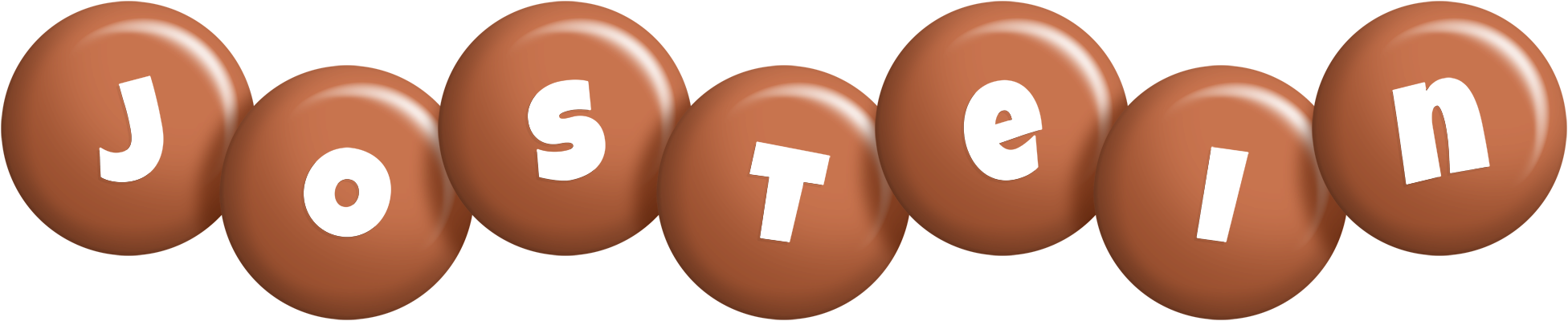 Jostein candy-brown logo