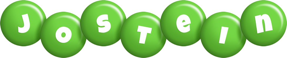 Jostein candy-green logo