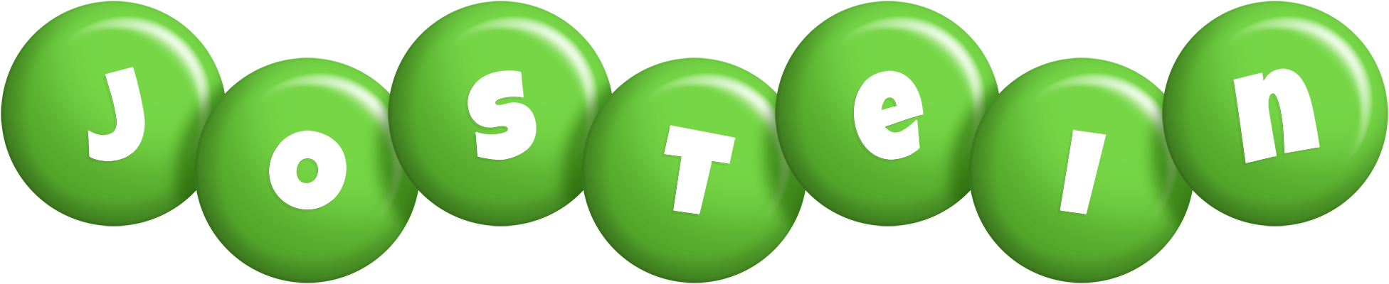 Jostein candy-green logo