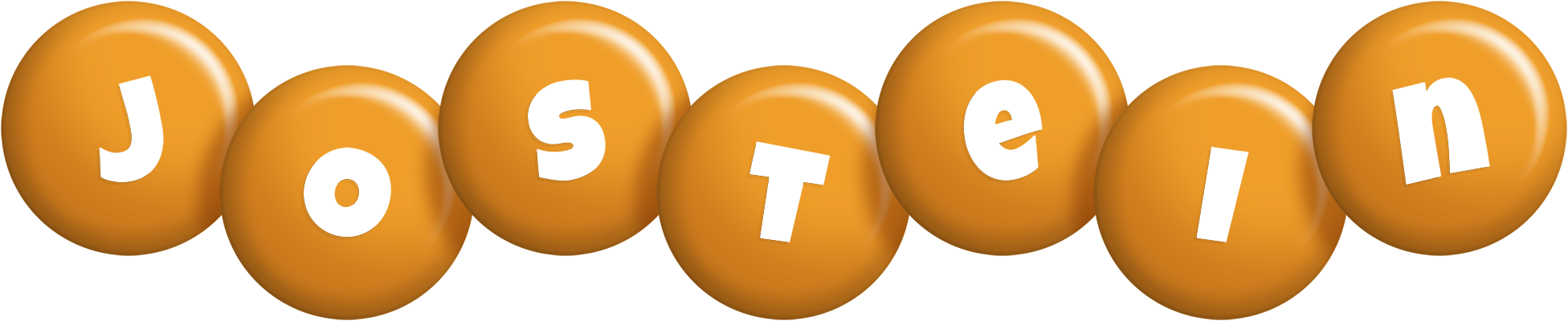 Jostein candy-orange logo