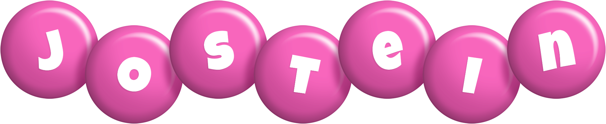 Jostein candy-pink logo