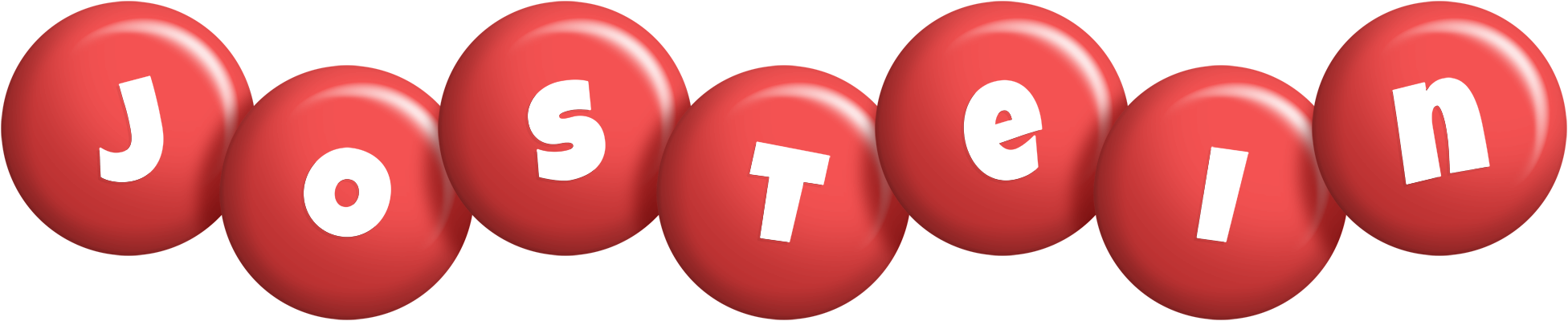 Jostein candy-red logo