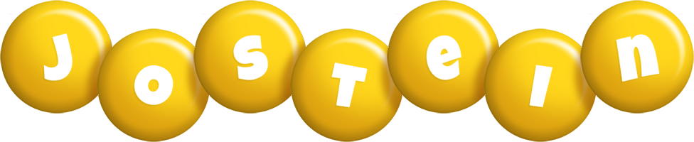 Jostein candy-yellow logo