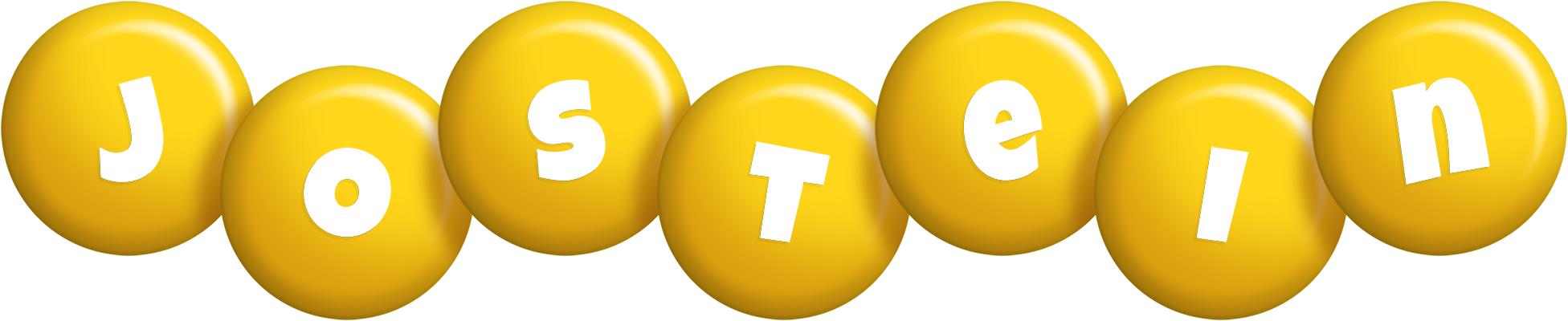 Jostein candy-yellow logo