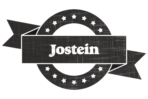 Jostein grunge logo