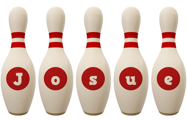 Josue bowling-pin logo