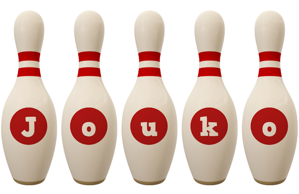 Jouko bowling-pin logo