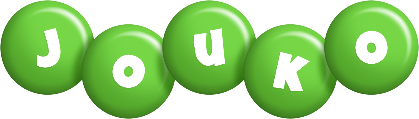 Jouko candy-green logo