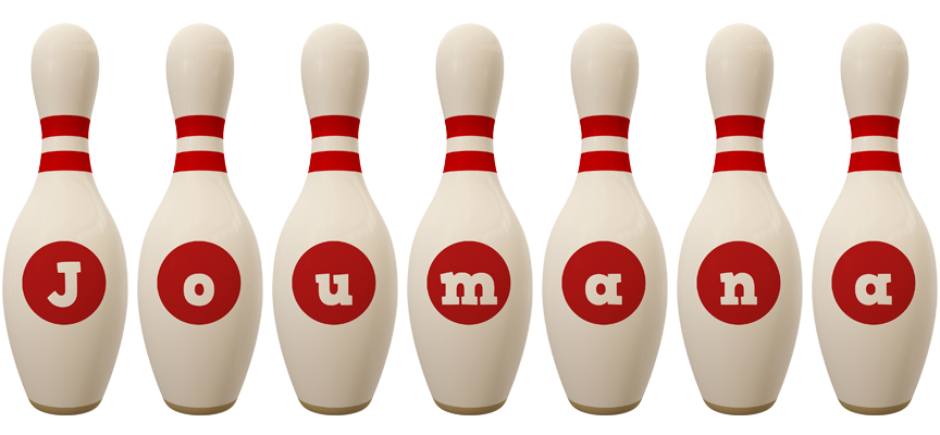 Joumana bowling-pin logo