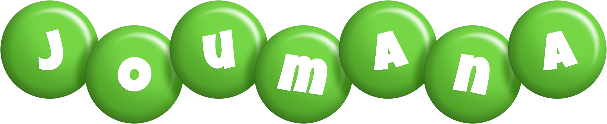 Joumana candy-green logo