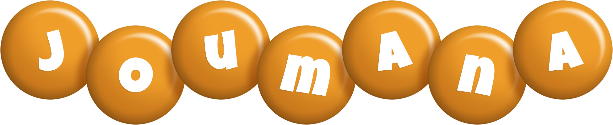 Joumana candy-orange logo