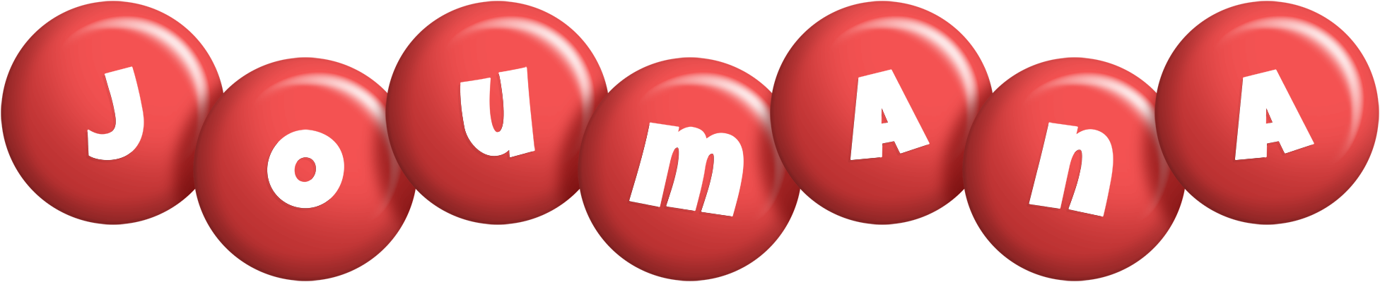 Joumana candy-red logo