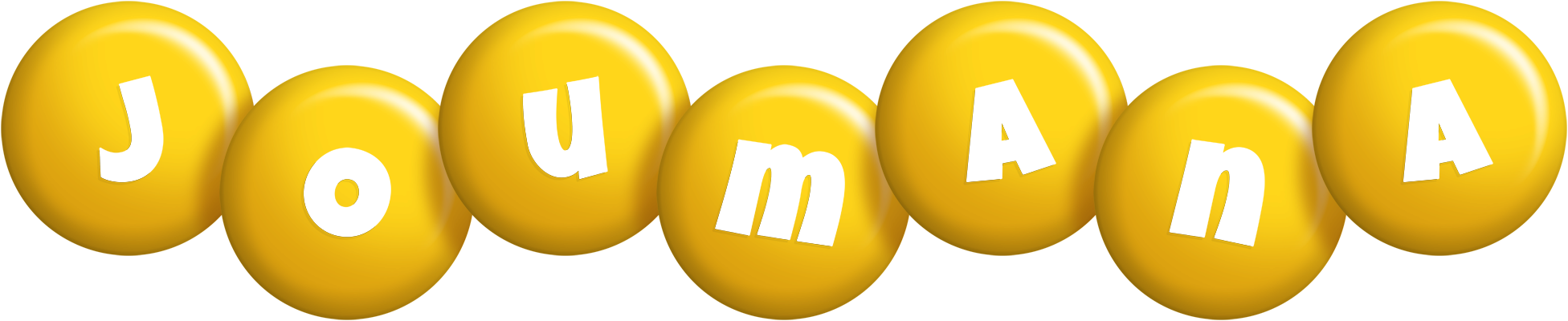 Joumana candy-yellow logo