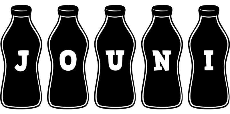 Jouni bottle logo
