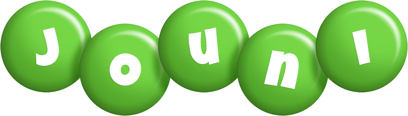 Jouni candy-green logo