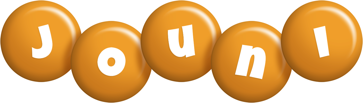 Jouni candy-orange logo