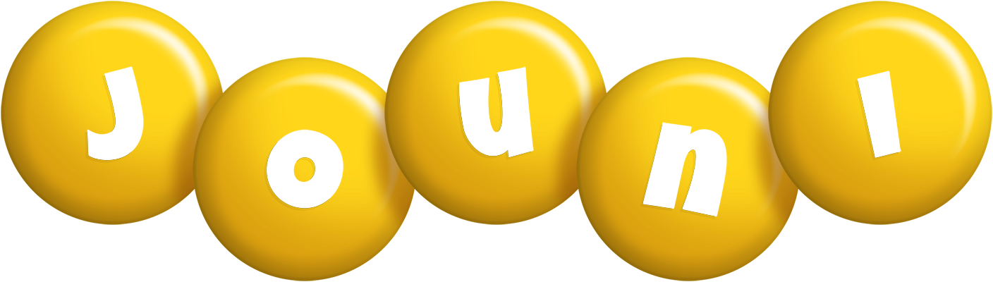 Jouni candy-yellow logo
