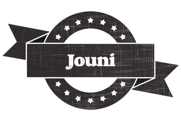 Jouni grunge logo