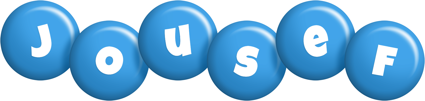 Jousef candy-blue logo