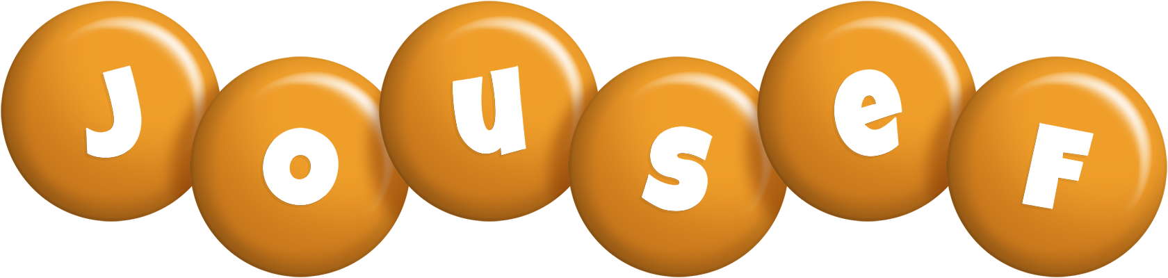 Jousef candy-orange logo