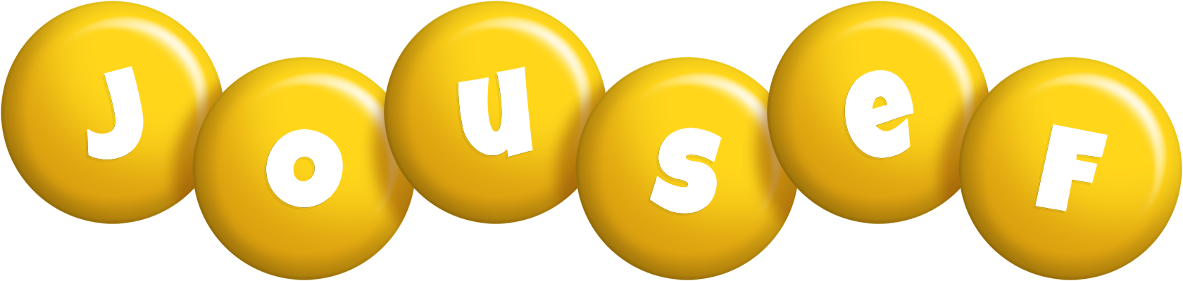 Jousef candy-yellow logo