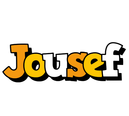 Jousef cartoon logo