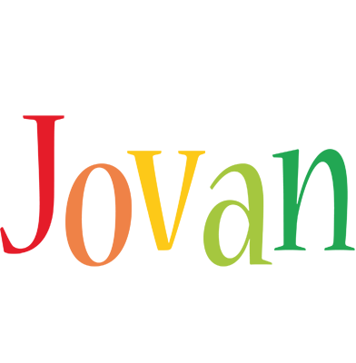 Jovan birthday logo