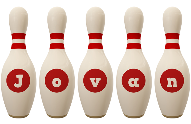 Jovan bowling-pin logo