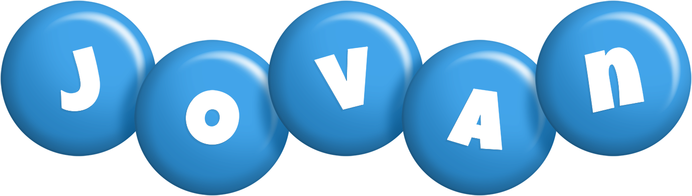 Jovan candy-blue logo