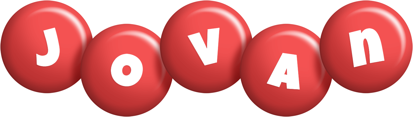 Jovan candy-red logo
