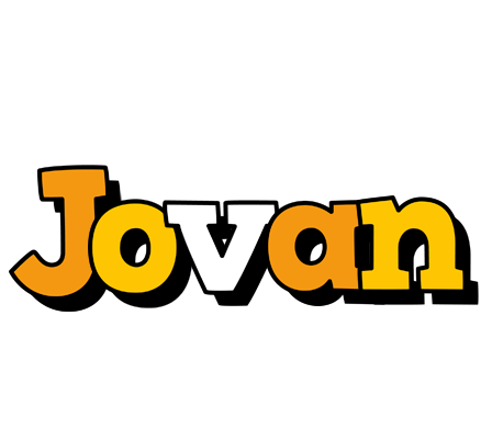 Jovan cartoon logo
