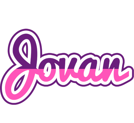 Jovan cheerful logo