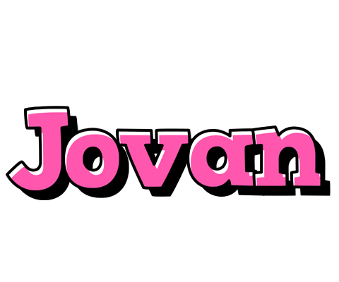 Jovan girlish logo