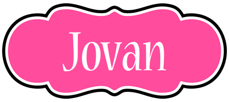 Jovan invitation logo