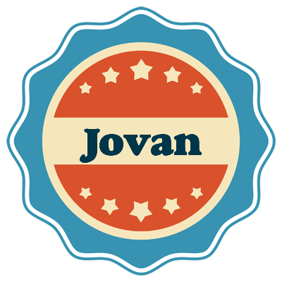 Jovan labels logo