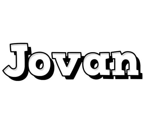 Jovan snowing logo