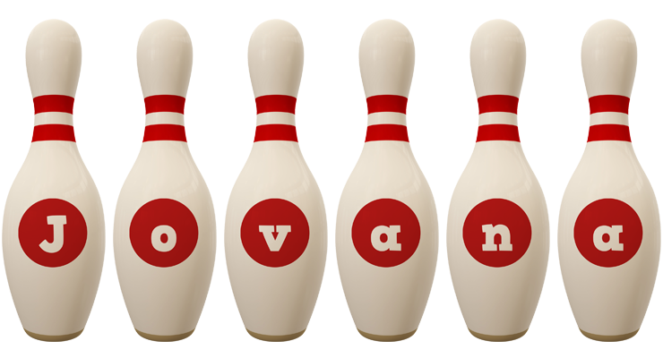 Jovana bowling-pin logo