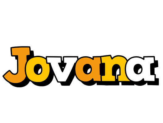 Jovana cartoon logo
