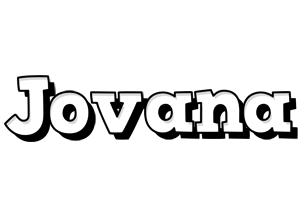 Jovana snowing logo