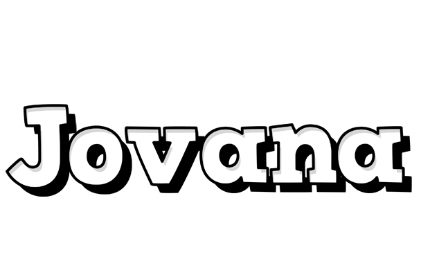 Jovana snowing logo